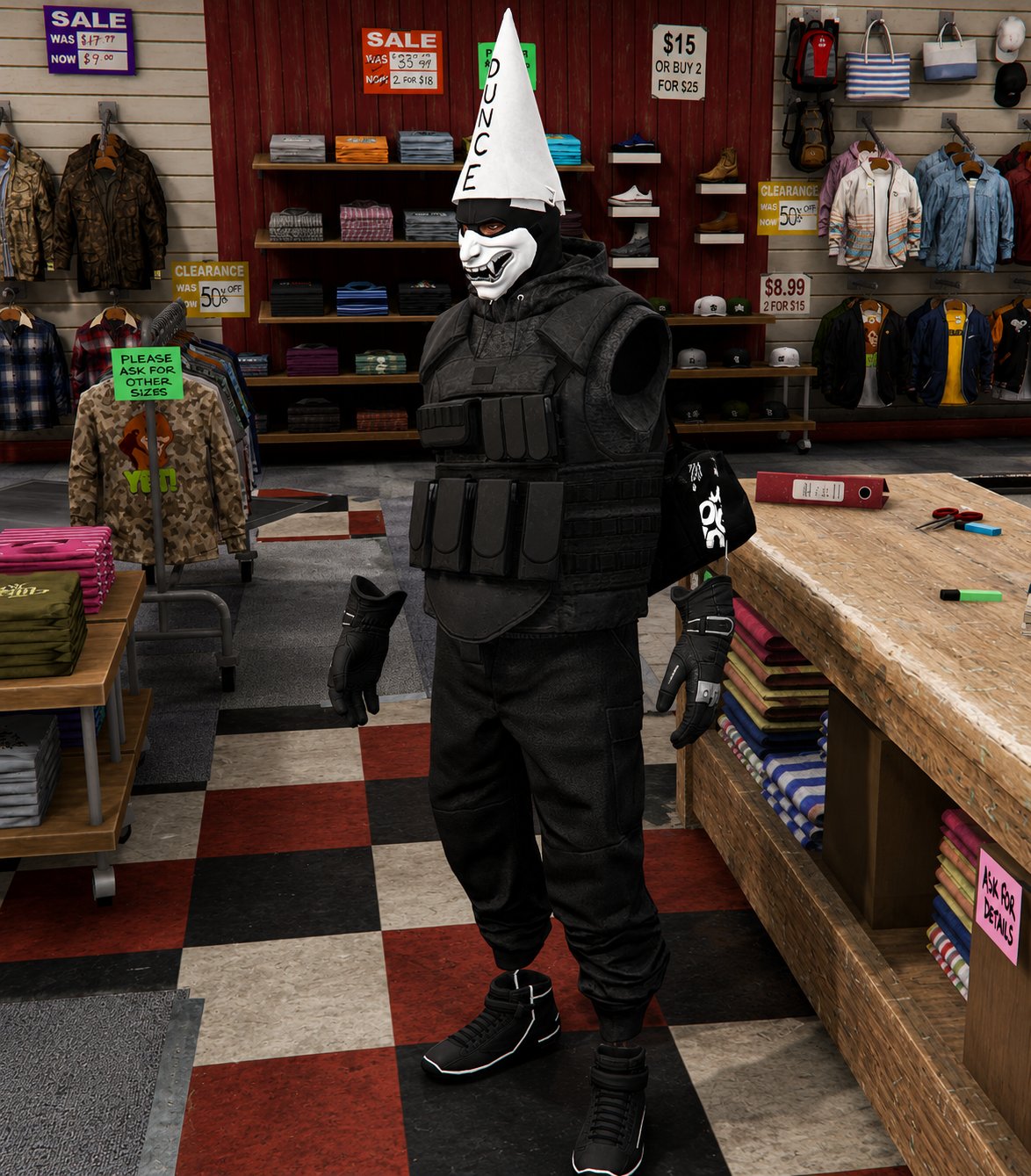 Black Modded Outfit